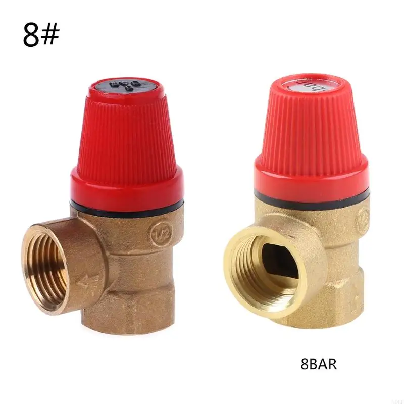 Đồng thau MOLF toàn cho xả cho máy nước nóng năng lượng mặt trời đôi bên trong