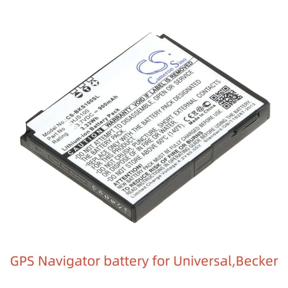 Li-ion GPS, Navigator battery for Becker,3.7v,900mAh,HJS 100 HJS-100 Map Pilot