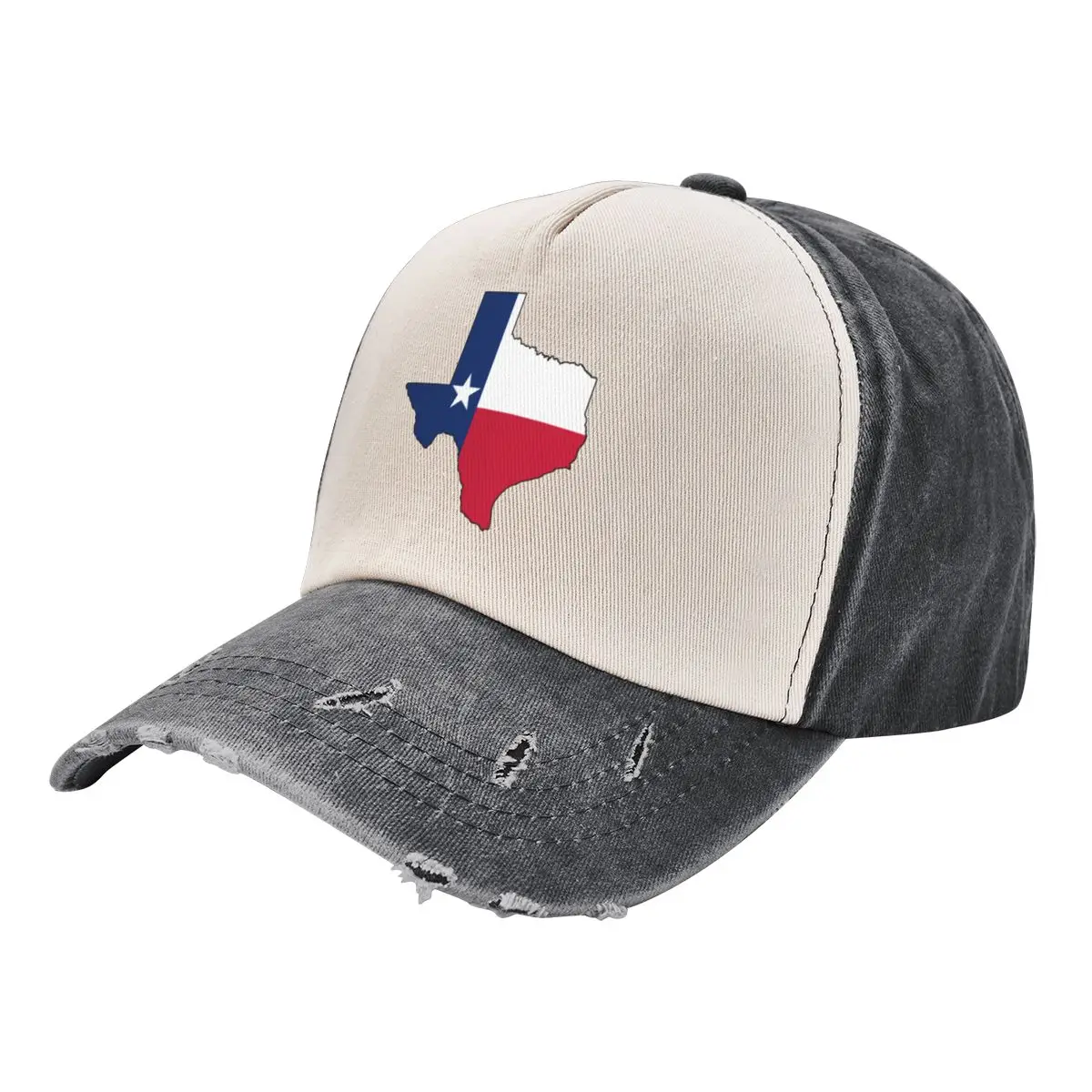 Texas State Flag MapCap Baseball Cap Golf Hat Man Hat Man Luxury Beach Outing |-F-| Women's Men's