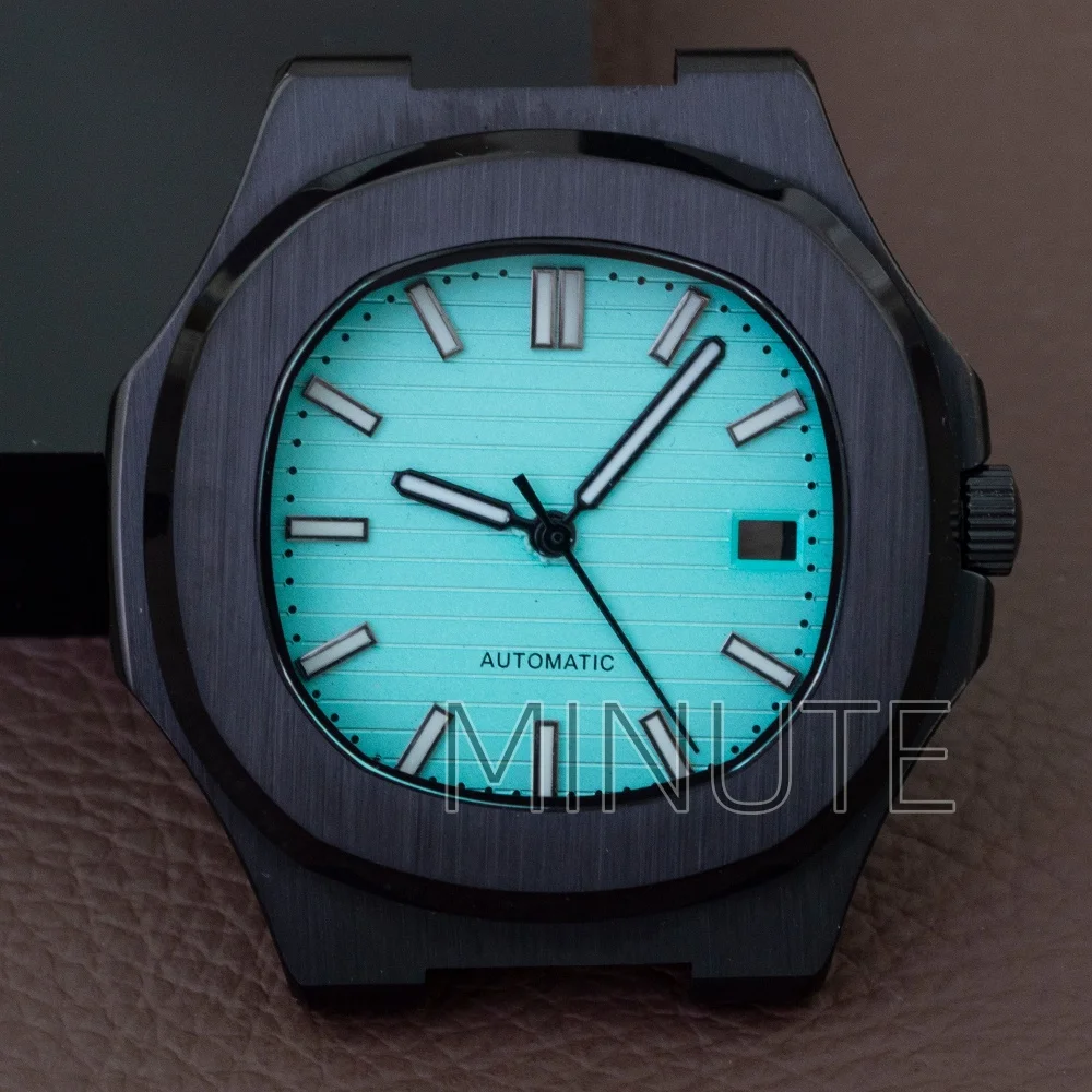 

Корпус для часов 41 мм, черный, квадратный, водонепроницаемый, для механизмов NH35, NH36, NH38, 4R35, 7S26, циферблат 30,5 мм, корпус для часов Nautilus, ремешок из нержавеющей стали