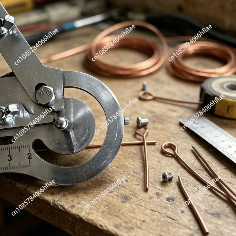 Manual Wire Harness Bending Machine, Cable Loop Bender for Copper Wire, Iron Wire & Steel Wire