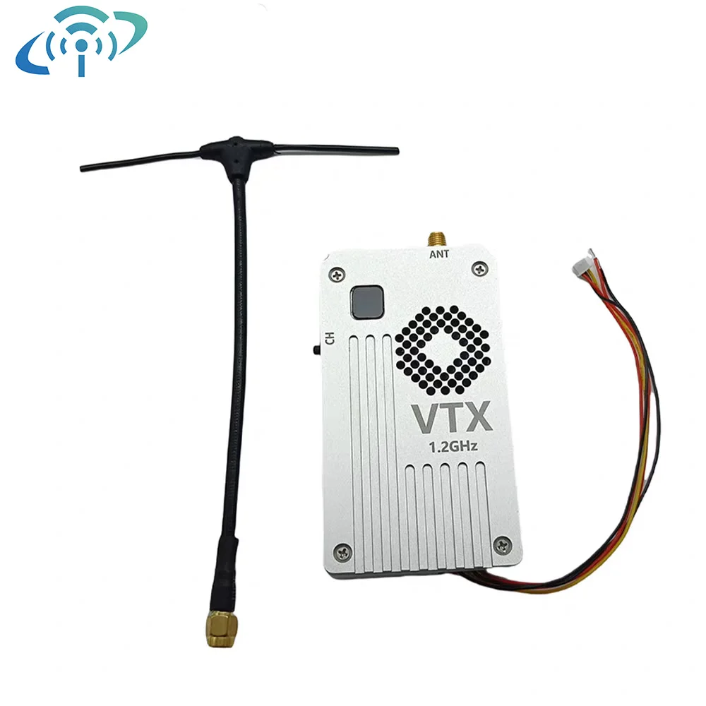 vtx fpv 1.2G 5W الطائرة بدون طيار جهاز ريسيفر استقبال وإرسال الفيديو 1080MHz-1360MHz 5 واط FPV VTX VRX ل FPV طويلة المدى سباق الطائرة بدون طيار