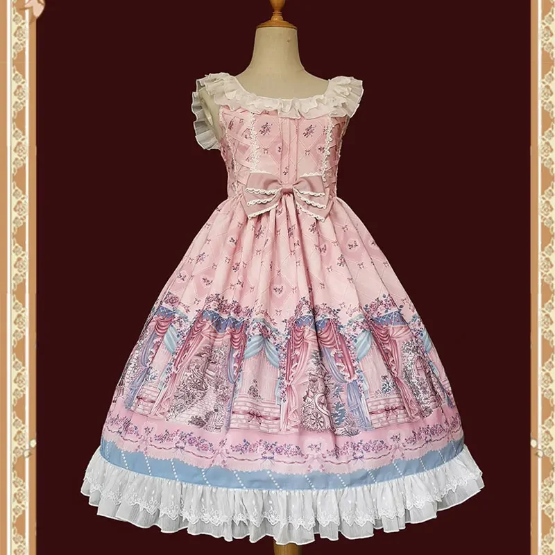 

Secret Garden ~ Sweet Printed Lolita JSK Dress by Infanta