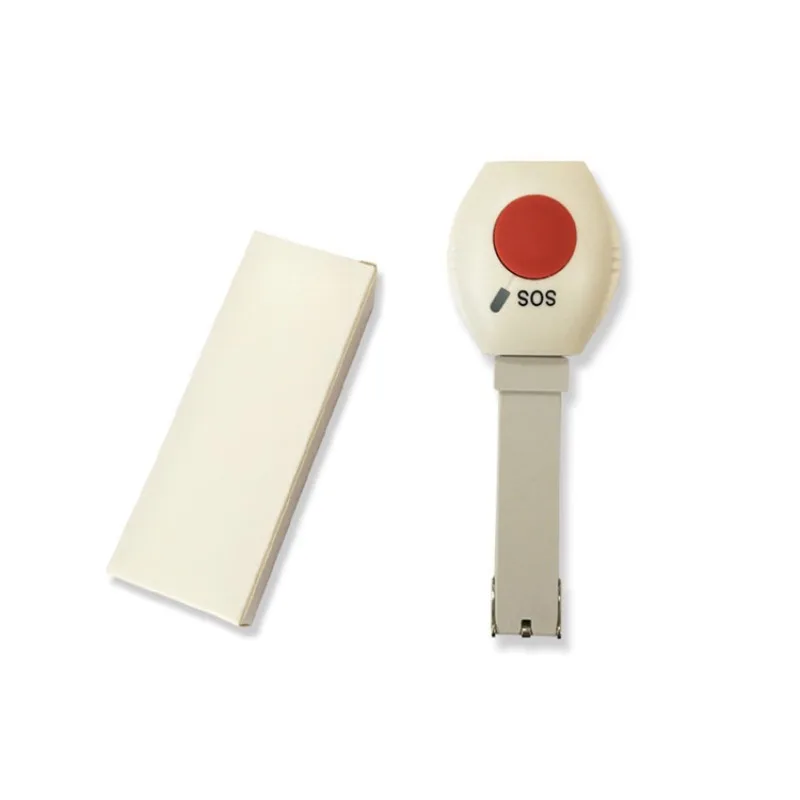 Reloj de pulsera RF433MHz transmisor de Control remoto tipo reloj botón de llamada Control remoto inalámbrico SOS botón de emergencia