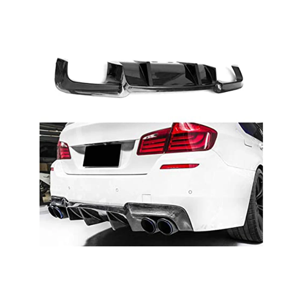 

F10 M5 M Tech V Style Carbon Fiber Rear Diffuser Direct Bolt-On Anti-Yellowing