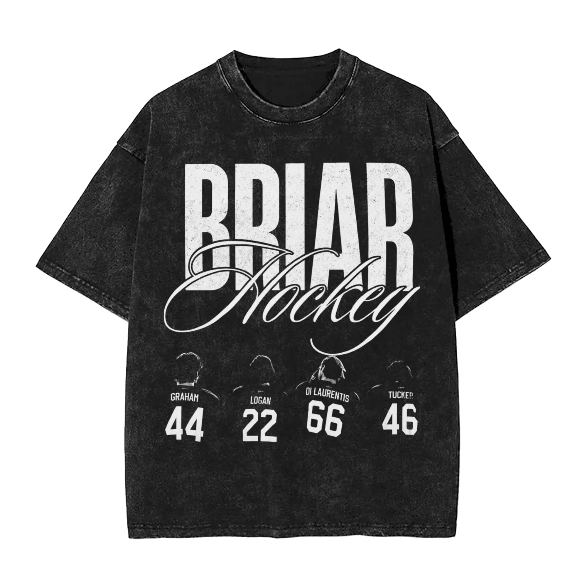 Briar University Hockey Book Off Campus Romance T Shirts Washed 100% Cotton High Street T-Shirts  for Men Women Streetwear Tees