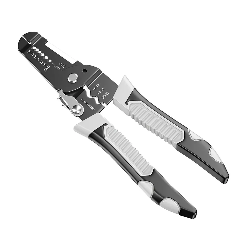 

7 inch Wire Stripper Pulling Plier Wire Cutter Multifunction Repairing Scissors Electrical Stripping Crimping Plier