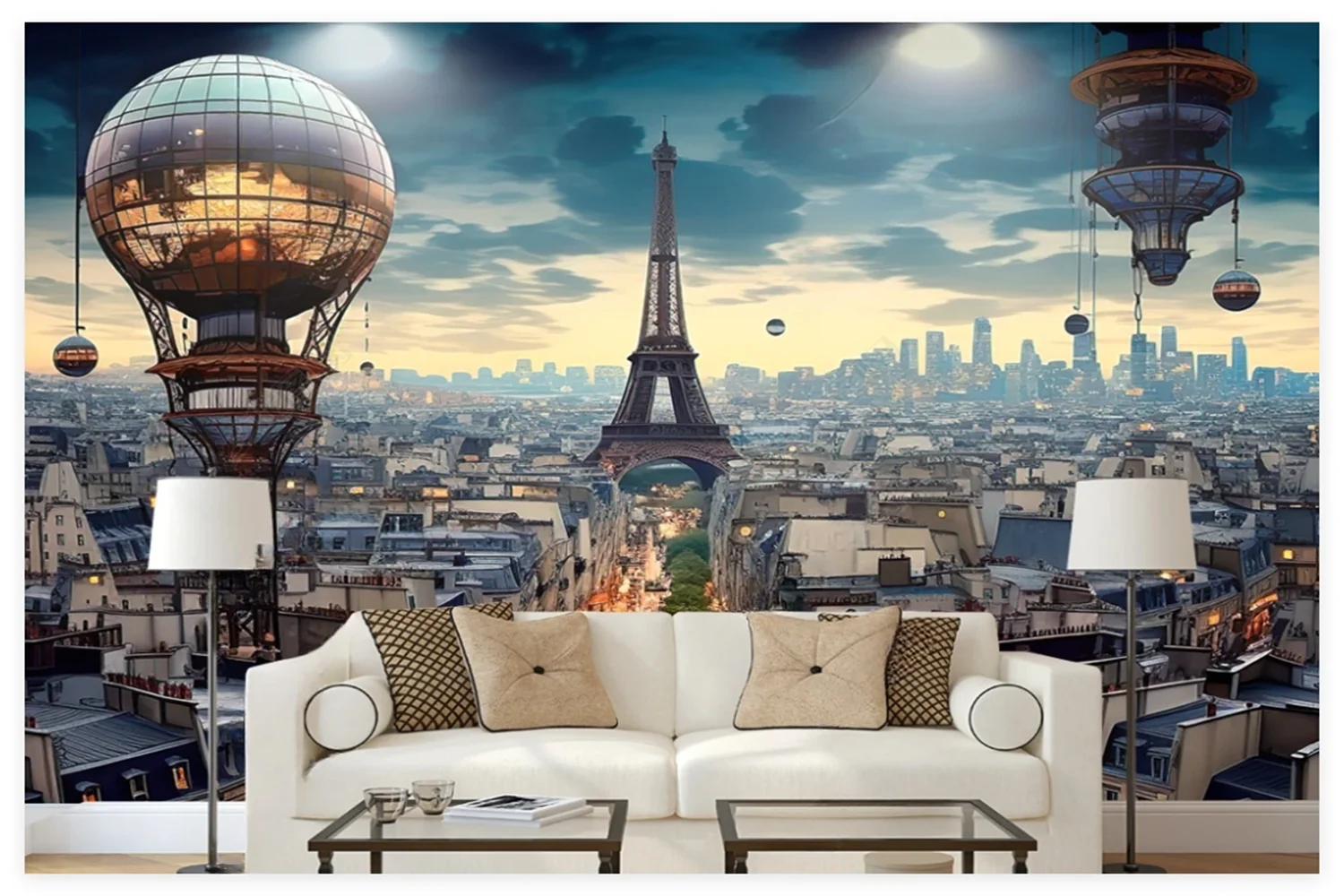 

Custom wallpaper future landscape city tower building mural living room TV background wall mural home decoration 3d wallpaper