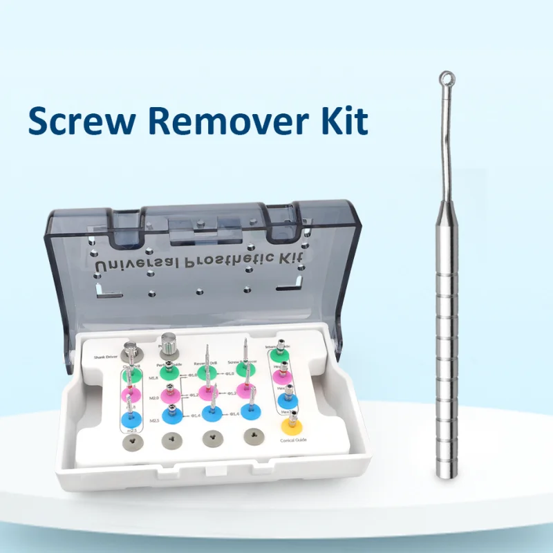 JUMTOP Dental Broken Screw Extractor Base Screw Removal Tool for Central Implant Failure and Repair