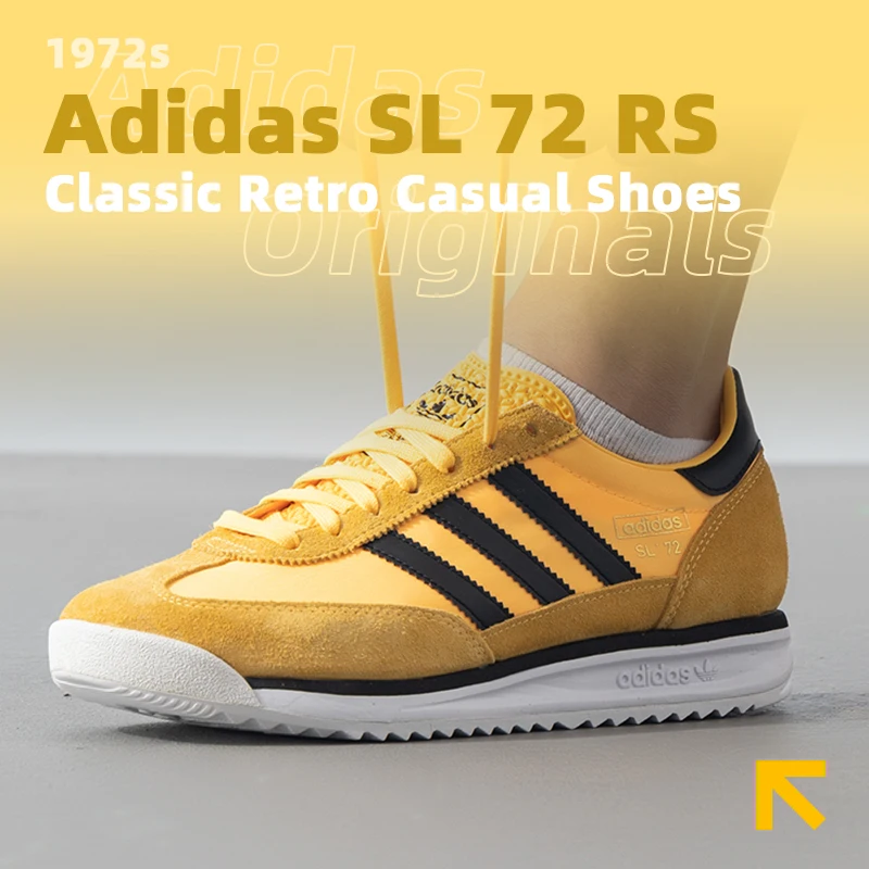 

Мужская и женская обувь Adidas Sl 72 Rs, амортизирующая дышащая спортивная обувь, повседневная повседневная обувь Ih7912