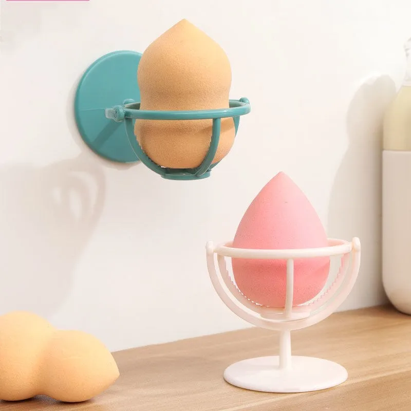 1PC Makeup Sponge Holder Sponge Organizer Puff Shelf Drying Puff Support Cosmetic Sponge Stand Egg Woman Make Up Storage Tools