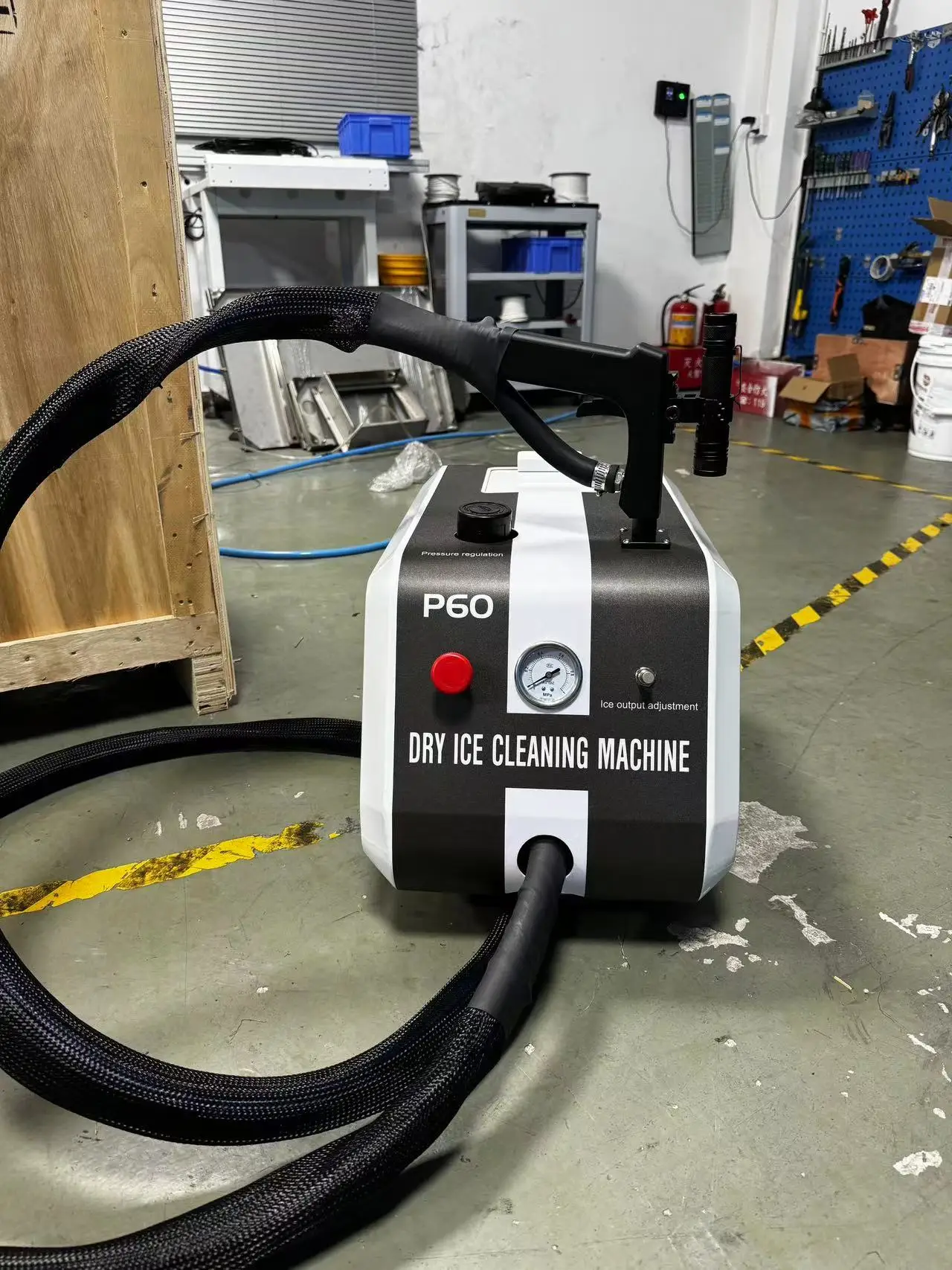 Advanced Dry Ice Blaster Mini Dry Ice Blasting Machine Pneumatic Dry Ice Cleaning Machine