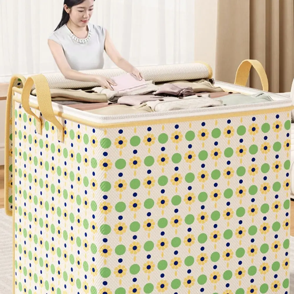 Tragbare Große Kapazität Kleidung Quilt Lagerung Tasche Staub-proof Spielzeug Hause Umzug Lagerung Tasche Kleiderschrank Zubehör – Detail 5