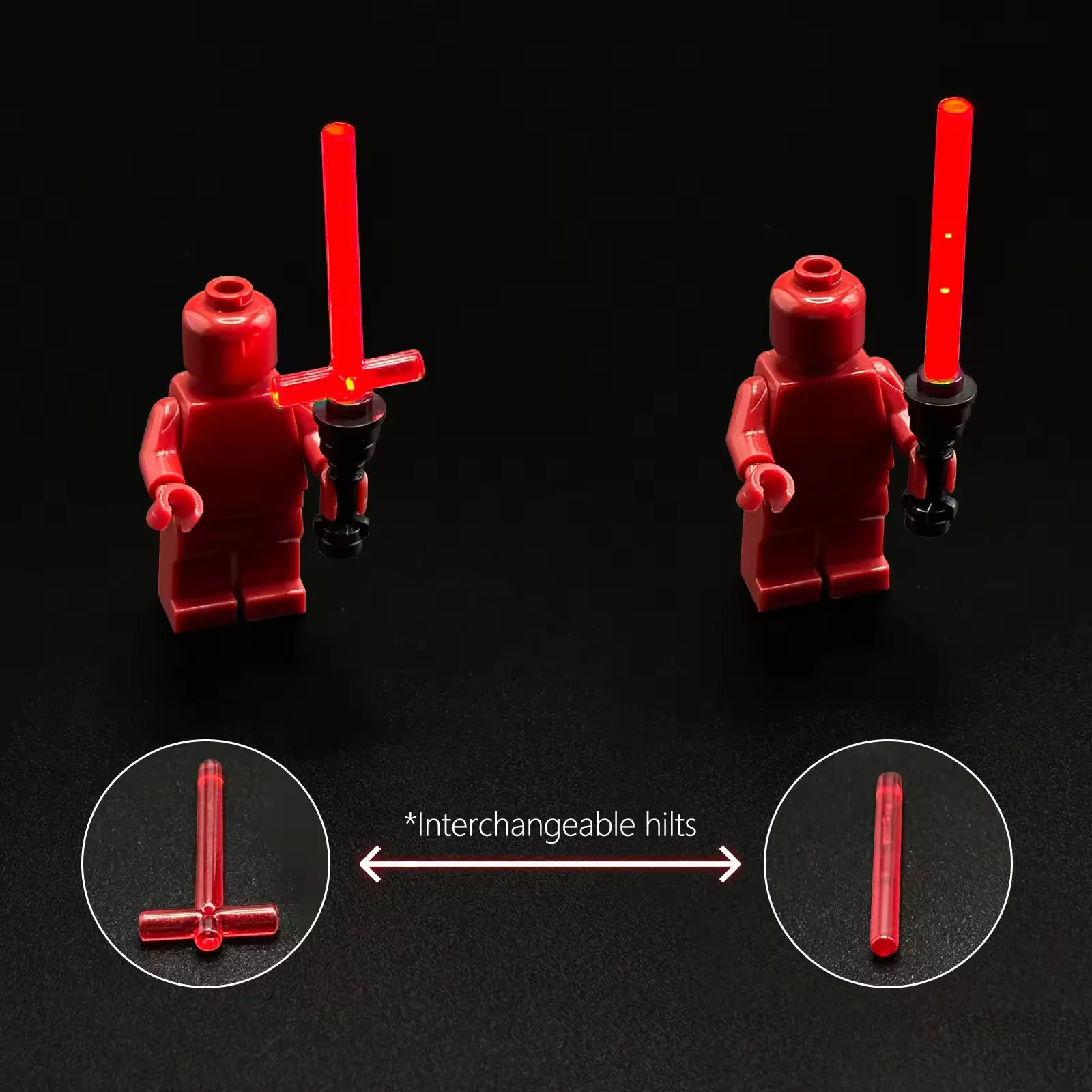 LYBMTWF 7pcs Lightsaber mini figures Accessories, Building Block Toy  Accessories