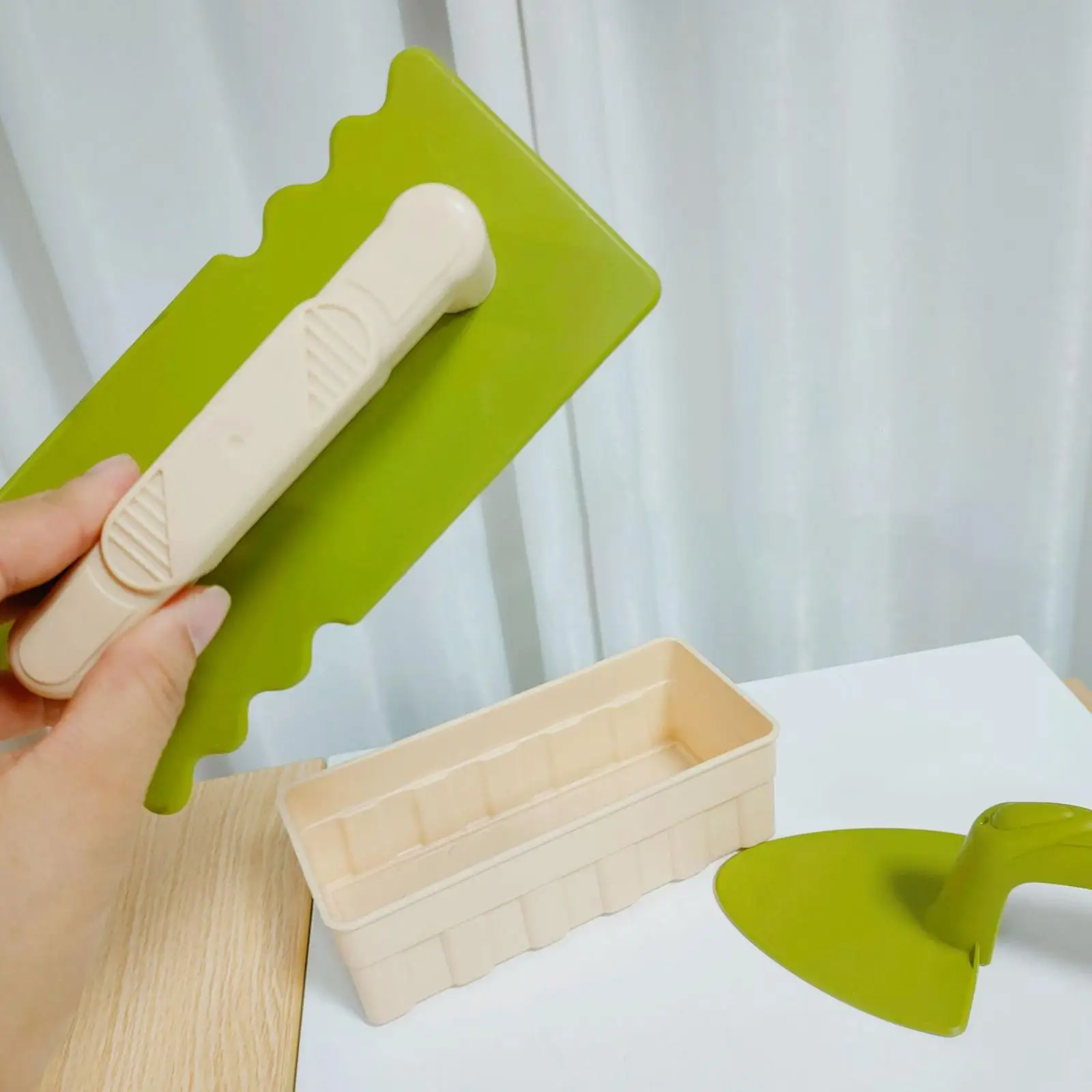 صانع الطوب الثلجي رمل لعب ألعاب الرمل أدوات صنع القلعة الرملي #4