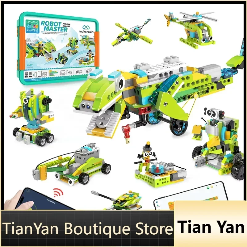 EE1 New Premium Educational Robot Toys DIY for Wedo 2.0 Compatible Robotics Construction Set Master Building Blocks for
