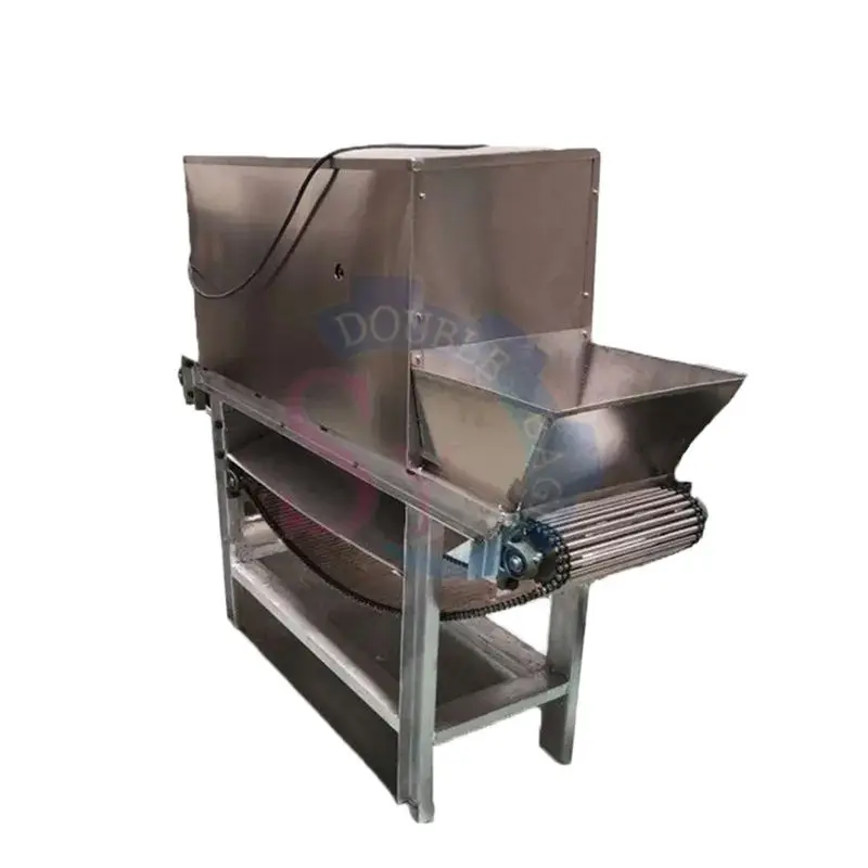 400kg/h Industrial high output chain driven dry garlic peeling machine/chain link type garlic skin peeler remove processing line