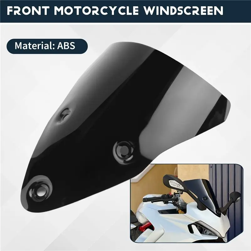 Well Motorcycle Windshield Windscreen For DUCATI 939 950 Supersport 939S 950S Super Sport S Refit Black Wind 2017-2022 - view 5