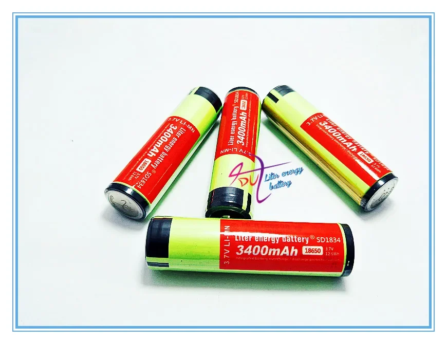 6 ชิ้น/ล็อตใหม่ป้องกัน Original 18650 3.7V 3400MAH NCR18650B PCB แบตเตอรี่ Li-Ion สำหรับแท็บเล็ต pc 7 -9 นิ้ว