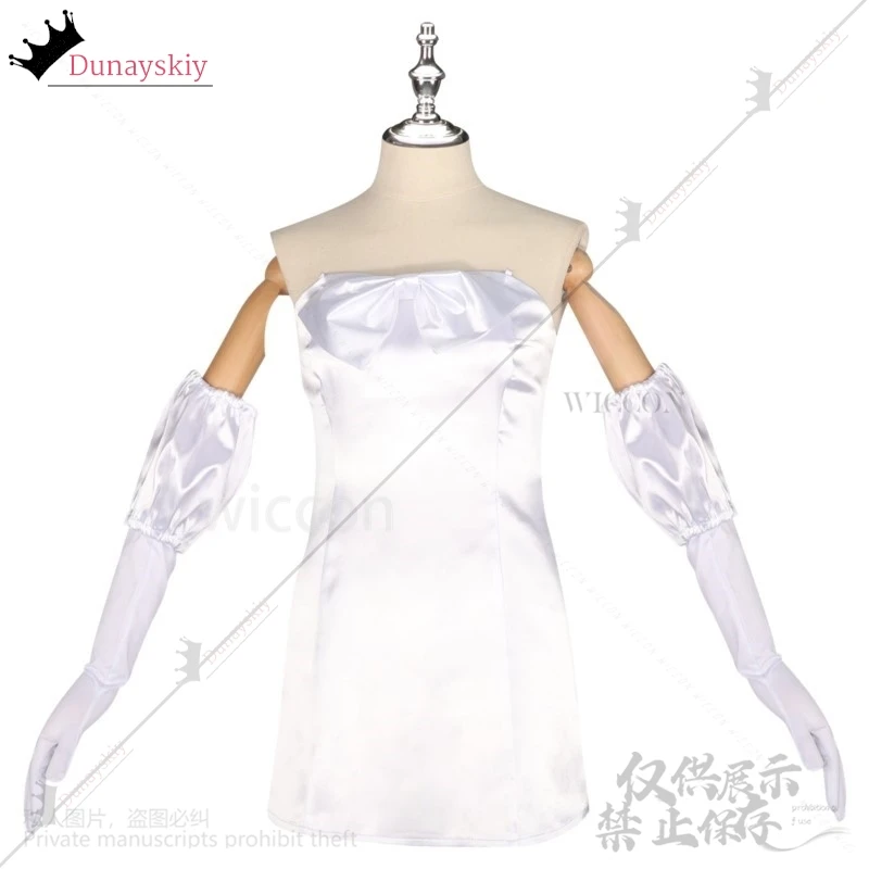 Sua คอสเพลย์สําหรับ Alien Stage Round1 My Clematis เครื่องแต่งกายชุดสีขาว Lolita วิกผมสําหรับหญิงหญิงฮาโลวีนคริสต์มาส Cos ที่กําหนดเอง