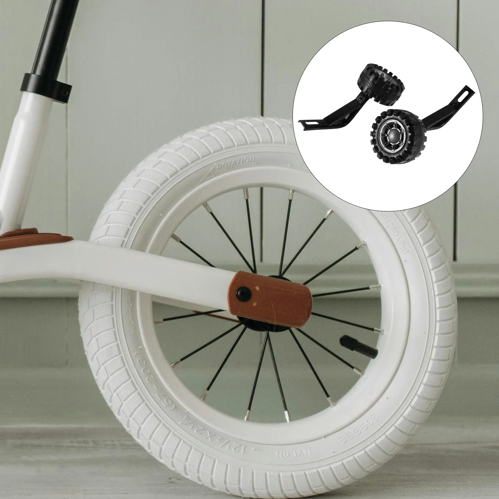 

Bicycle Training Wheels Bike Stabilisers Carbon Steel Accessories for Girls Toddler