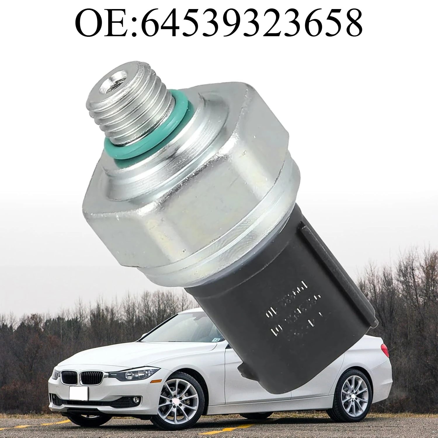 

QIKUI 64539323658 Pressure Sensor Switch 2000-2025 for BMW 1 2 3 4 5 6 7 8 I3 I8 M3 M4M8 X1 X2 X3 X3M X4 X4M X5 X5M X6 X6M X7