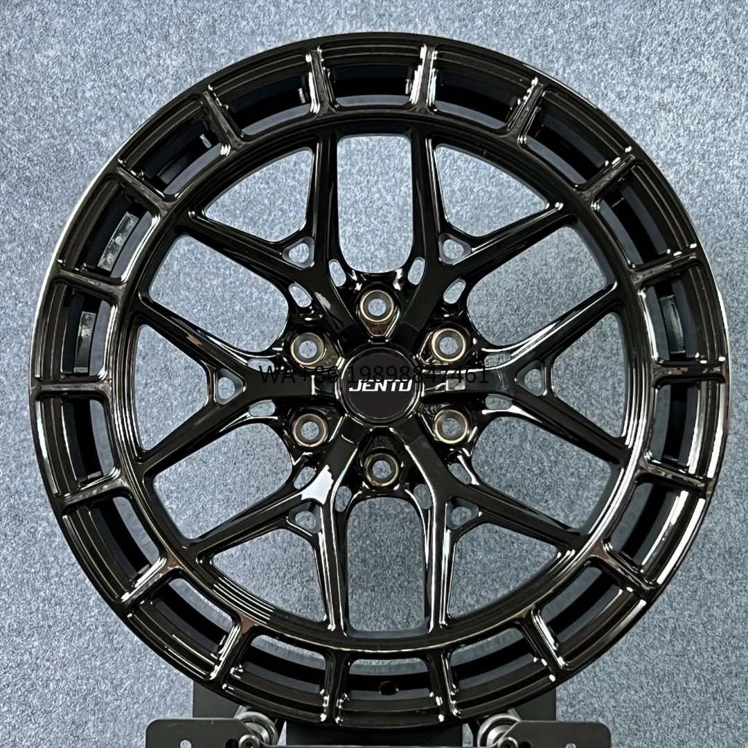 Nuevas llantas de aleación de aluminio forjado cóncavas profundas en negro brillante personalizadas de 40 mm, 19-20 pulgadas, 5x120 PCD, compatibles con Lotus Evora, Tesla Model Y, M2/M3