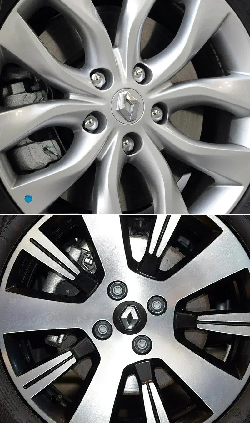 4pcs 54/57/60mm Wheel Center Hub Caps For Renault Duster Megane 2 3 4 IV Clio Duster Fluence Logan Captur Arkana Laguna MK4