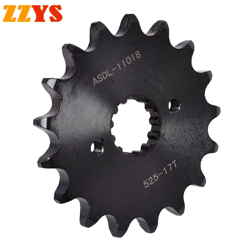 525 17T 17 Tooth Front Sprocket Gear Wheel Cam Pinion For Suzuki GSX-S1000Z 2018 GSXS1000Z GSX-S1000 GSXS1000 GSX-S GSXS 1000