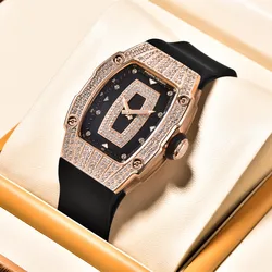 Reloj Mujer 2024 PAGANI DESIGN Fashion Diamond Watch for Women Brand Luxury Silver Rose Gold Quartz Wrist Watch Relogio Feminino