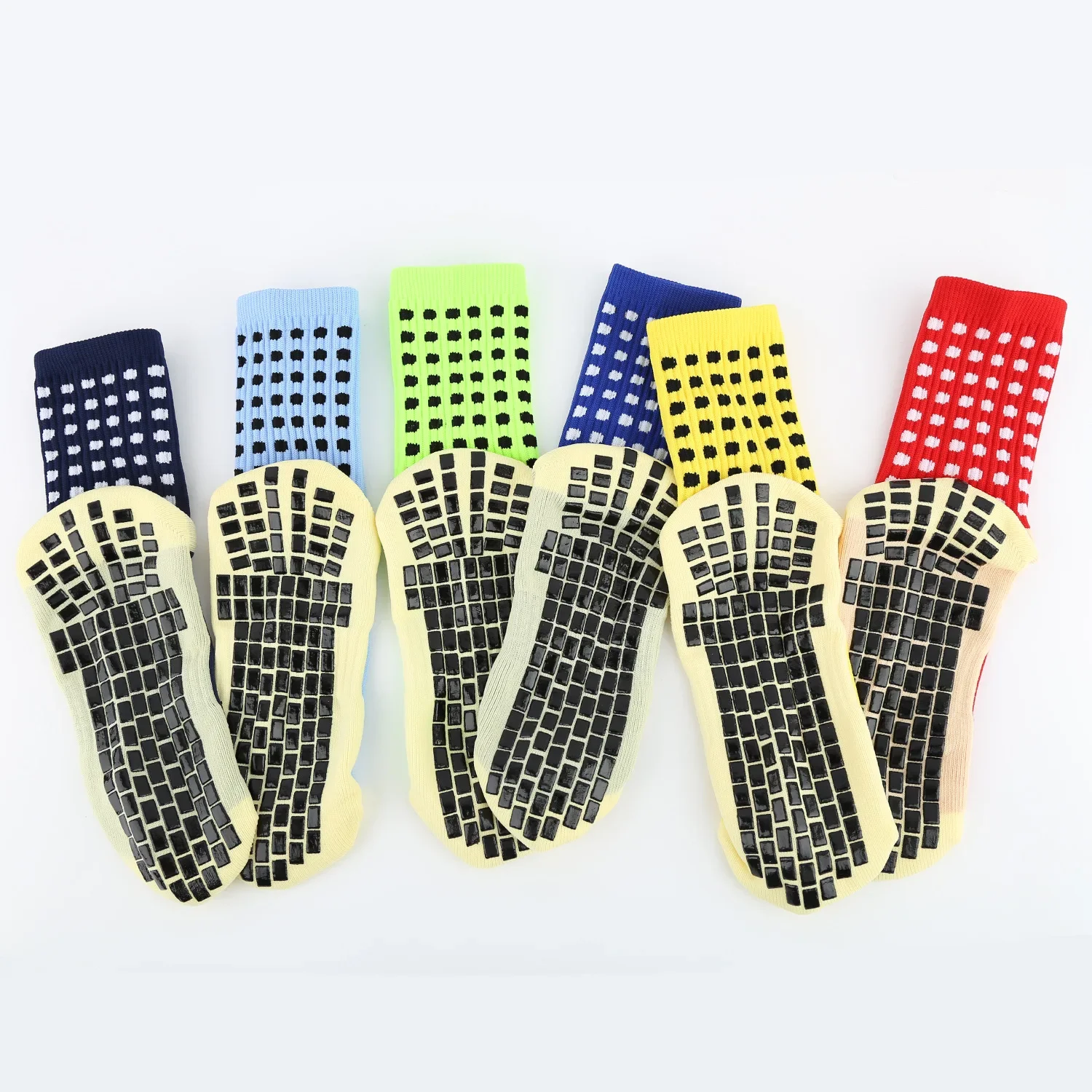 Anti-slip Soccer football Sock for Men Boys Basketball Grip Socks Women Tennis Cycling Sports Socks Mid Calf Non Slip Silicone