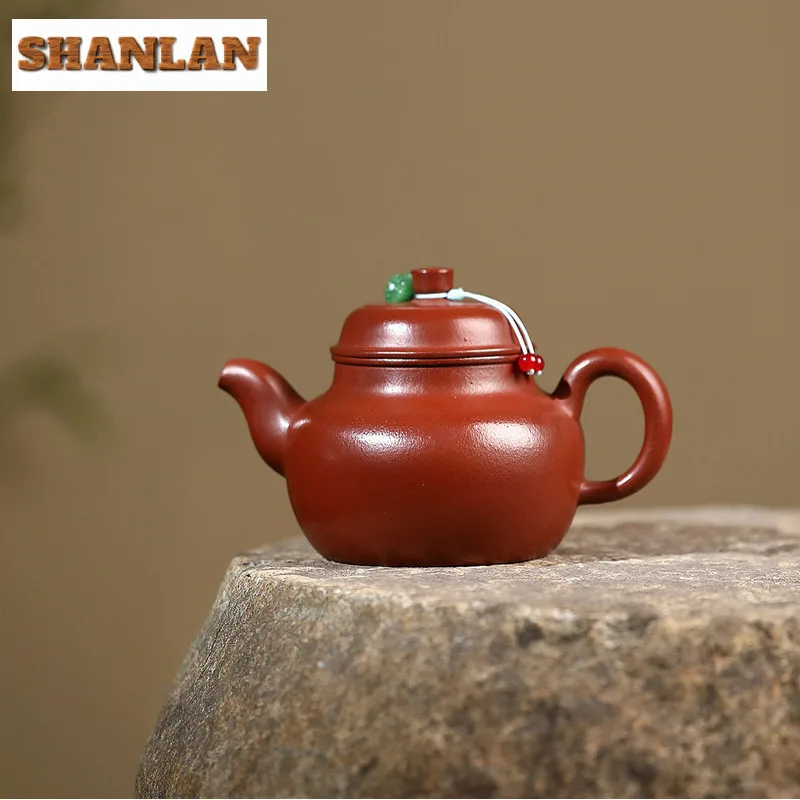 

310ml Aesthetic Yixing Purple Clay Teapots Handmade De Zhong Pot Raw Ore Zhu Mud Kettle With Filter Chinese Zisha Teaset Teaware
