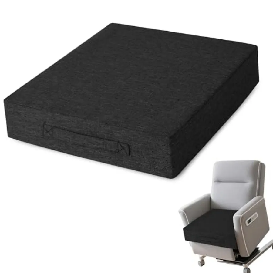 

Подушки для кресел-реклайнеров для пожилых людей, толстые подушки для сидений 20x20x4 дюйма, накладки на стулья с нескользящей основой и моющимся чехлом для диванов и кресел.