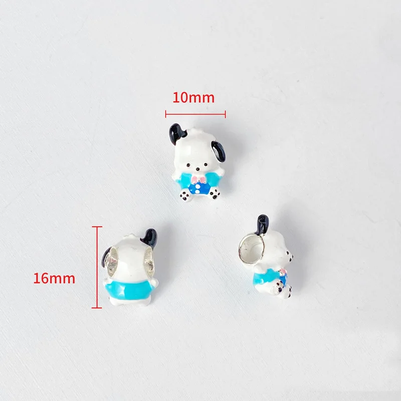 New Miniso Fashion Sanrio Charm Beads Suitable for Original Women's Bracelets Jewelry Accessories Gifts