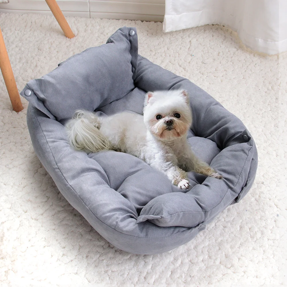 3 IN 1 Warm Dog Bed House Winter Pet Dog Cat Sleeping Bed Kennel Cat Puppy Sofa Mattress Pet Cushion For Small Large Dogs