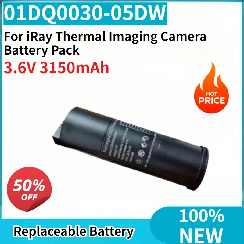 

Brand New 01DQ0030-05DW 3.6V 3150mAh Replaceable Battery For ‌iRay Thermal Imaging Camera Battery Pack