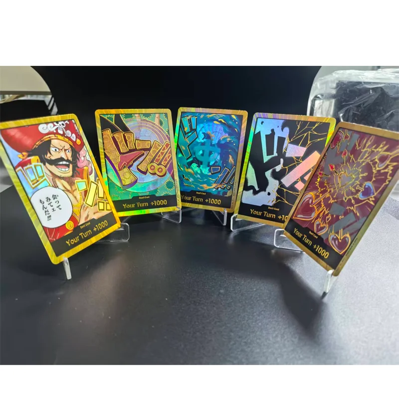 Diy One PIece versión en inglés PBR01 Don Cards Doncard colección Anime juego de cartas de juguete
