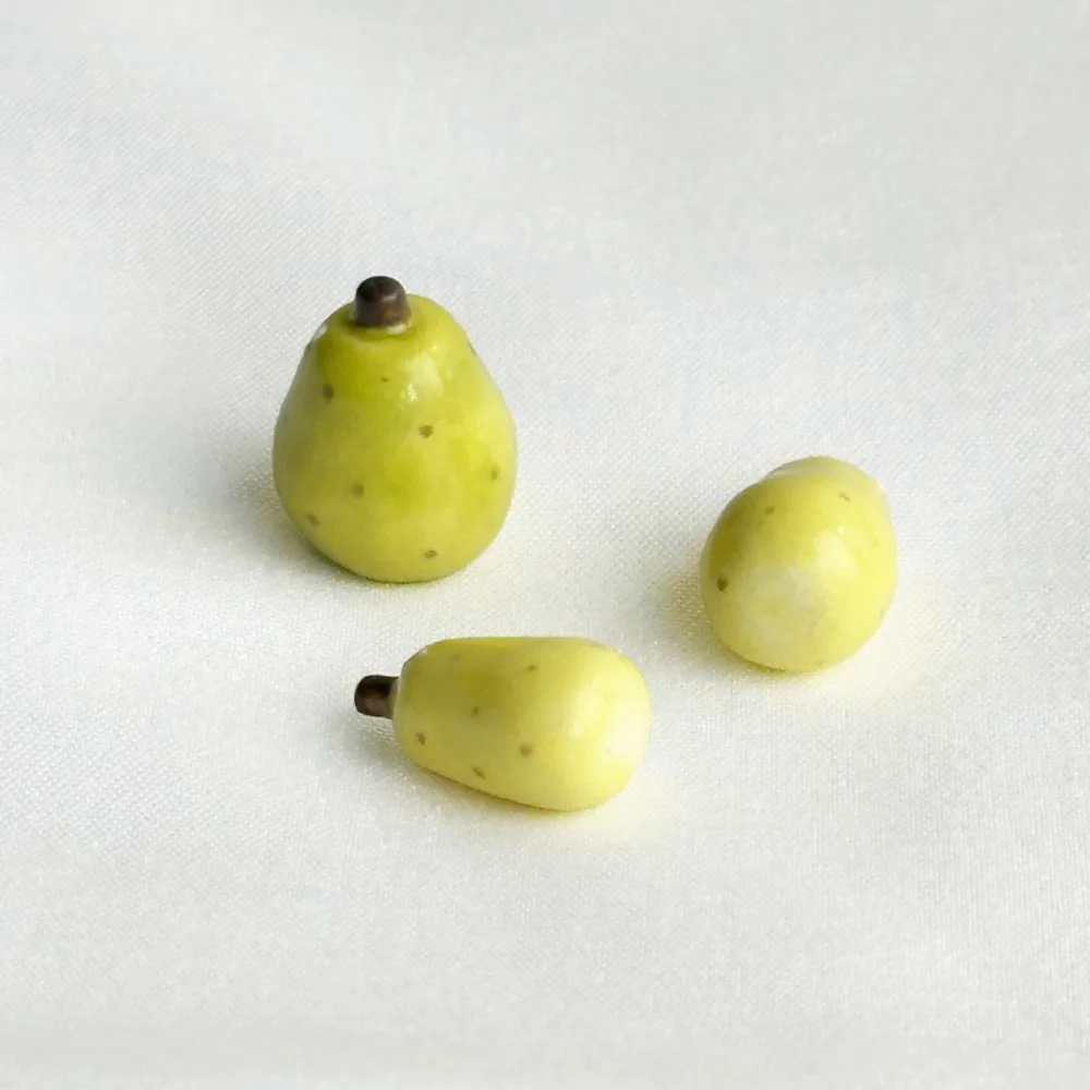 3PCs Stainless Steel Ceramic Matcha Sifter Beads Food-Safe Material Rolling Beads Mini Ceramic Beads Fine Mesh Cute Fruit Shape