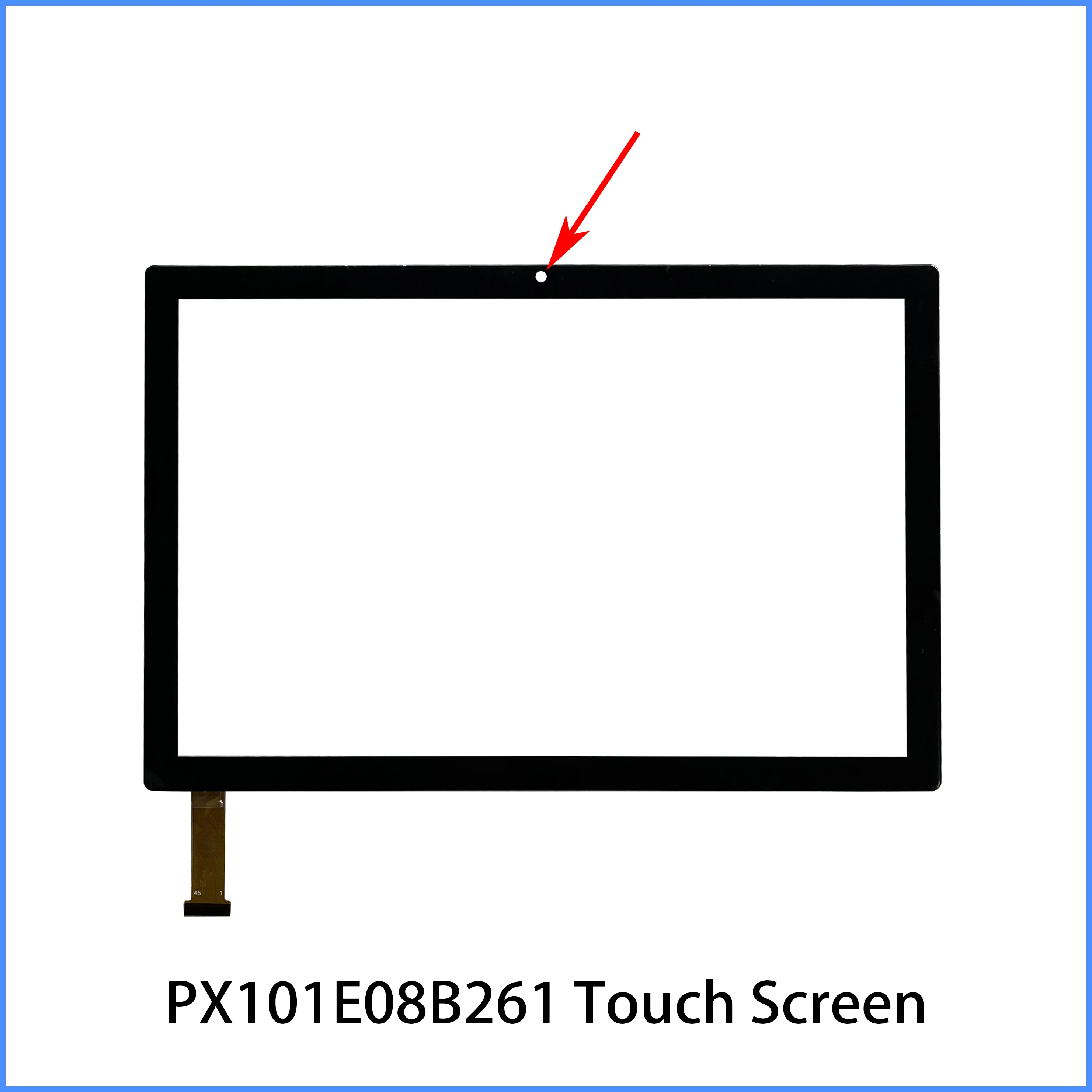 

New For 10.1 Inch PX101E08B261 Tablet Touch Screen Digitizer Capacitive Panel Glass Lens Replacement Phablet Multitouch