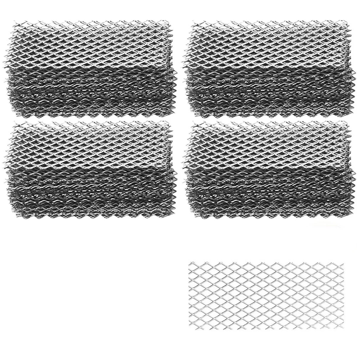 AA25 Stainless Steel Weep Hole Covers for Brick Walls, Easy Install, 100 PCS