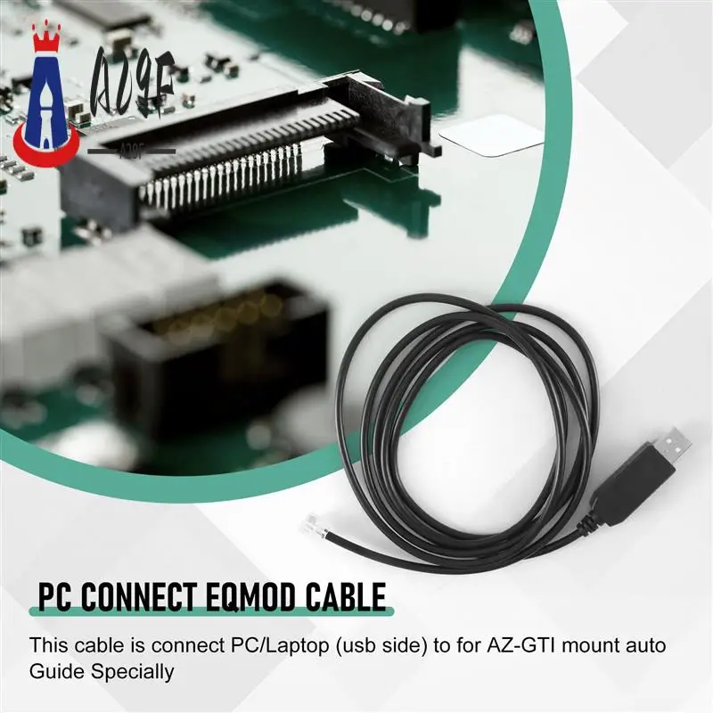 

A29F-USB To Rj11 Rj12 6P4C Adapter Serial Control Cable EQMOD Cable For Az-Gti Mount Pc Connect For Hand Control Cable