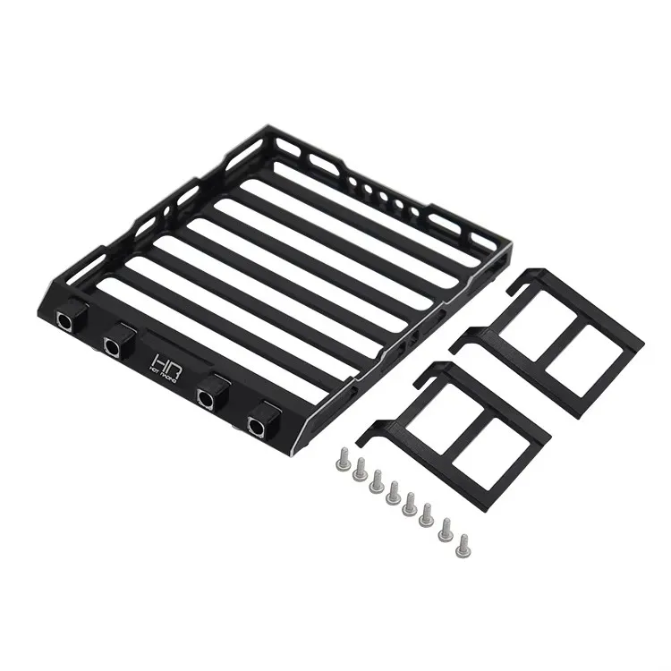 

Hot Racing Aluminum Roof Rack with Light Bar with 5 bright white LEDs with plug for 1/24 Axial SCX24