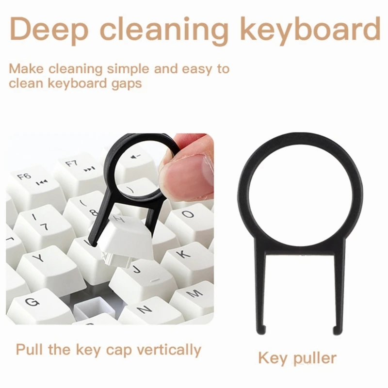 ชุดทำความสะอาด 18 in 1 สำหรับแล็ปท็อปกล้องผลิตภัณฑ์ดิจิตอลพร้อมตัวดึงปุ่มกด