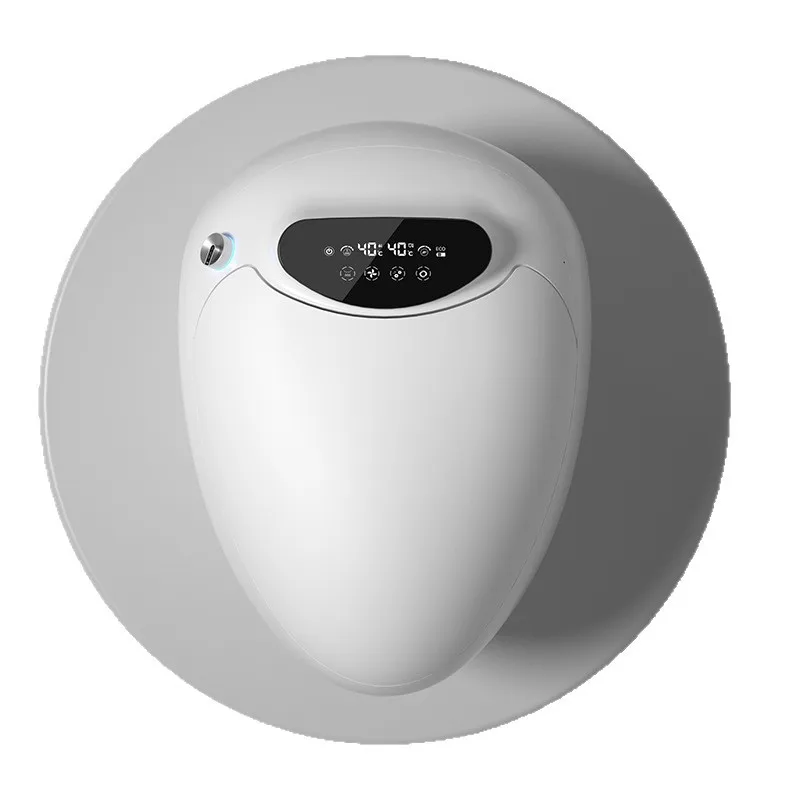 Nuevo inodoro inteligente con forma de huevo de dinosaurio, inodoro redondo con forma de huevo, descarga automática integrada, descarga de fallo de energía