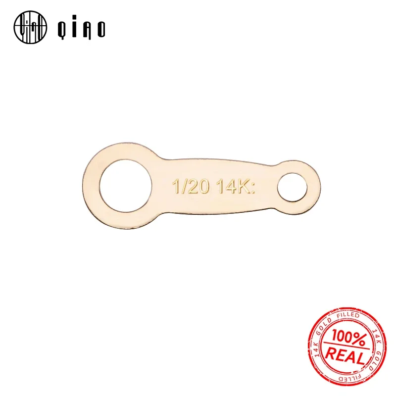 

10 шт., 14-каратное золото, удлинитель, соединители цепи 7,8*2,7 мм, концевая цепочка для самостоятельного изготовления ювелирных изделий, аксессуары, ожерелье, очаровательные компоненты