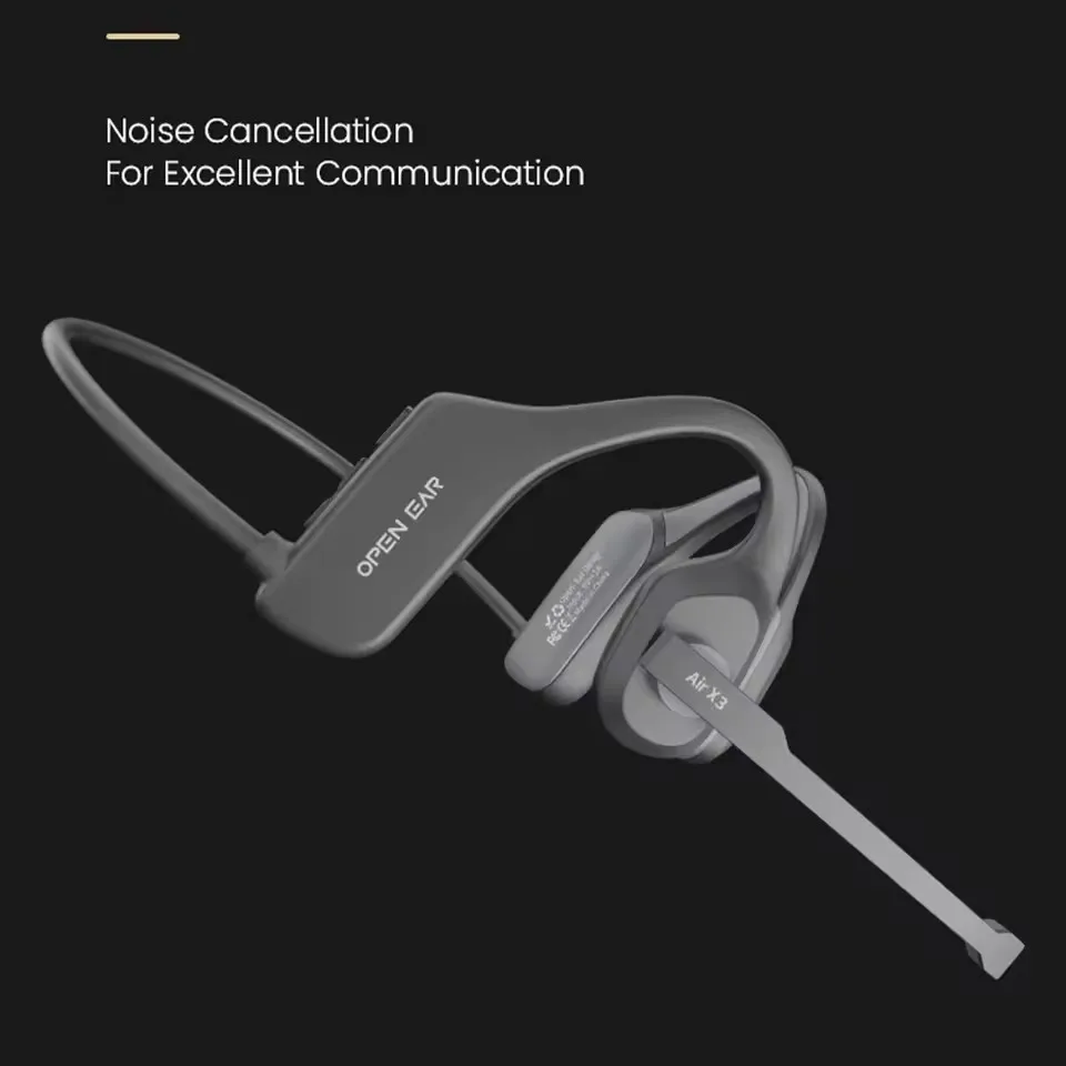 

Наушники с костной проводимостью ENC Sport с микрофоном Коммуникационная гарнитура Air X3 Рация с костной проводимостью