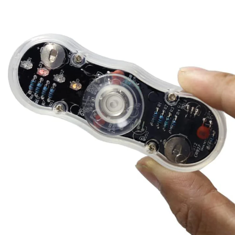 

MAKE-Display LED Light-Emitting Gyroscope DIY Practical Soldering Practice Kit Practice Learning Electronics Training Board (TL)