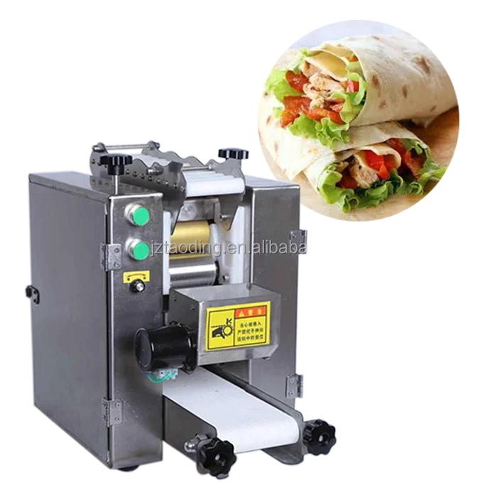 Food industry automatic thin pancake machine maquina de tortillas de harina electric roti maker machine chapati making machine