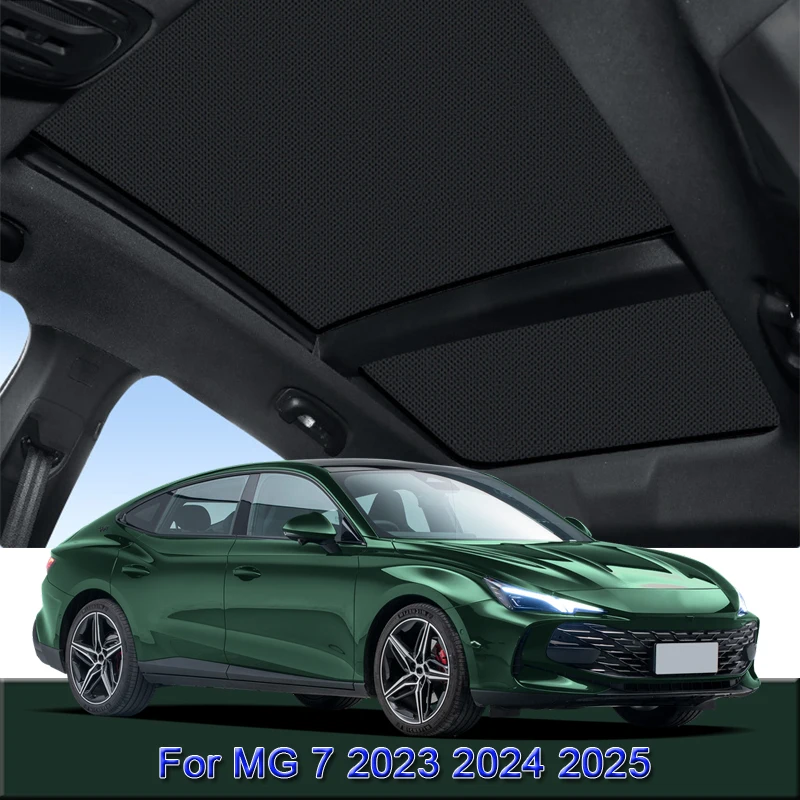 Car Electrostatic Adsorption Sunroof Sunshade Fit For MG 7 2023 2024 2025 Heat Insulation Skylight Sticker Auto Accessories