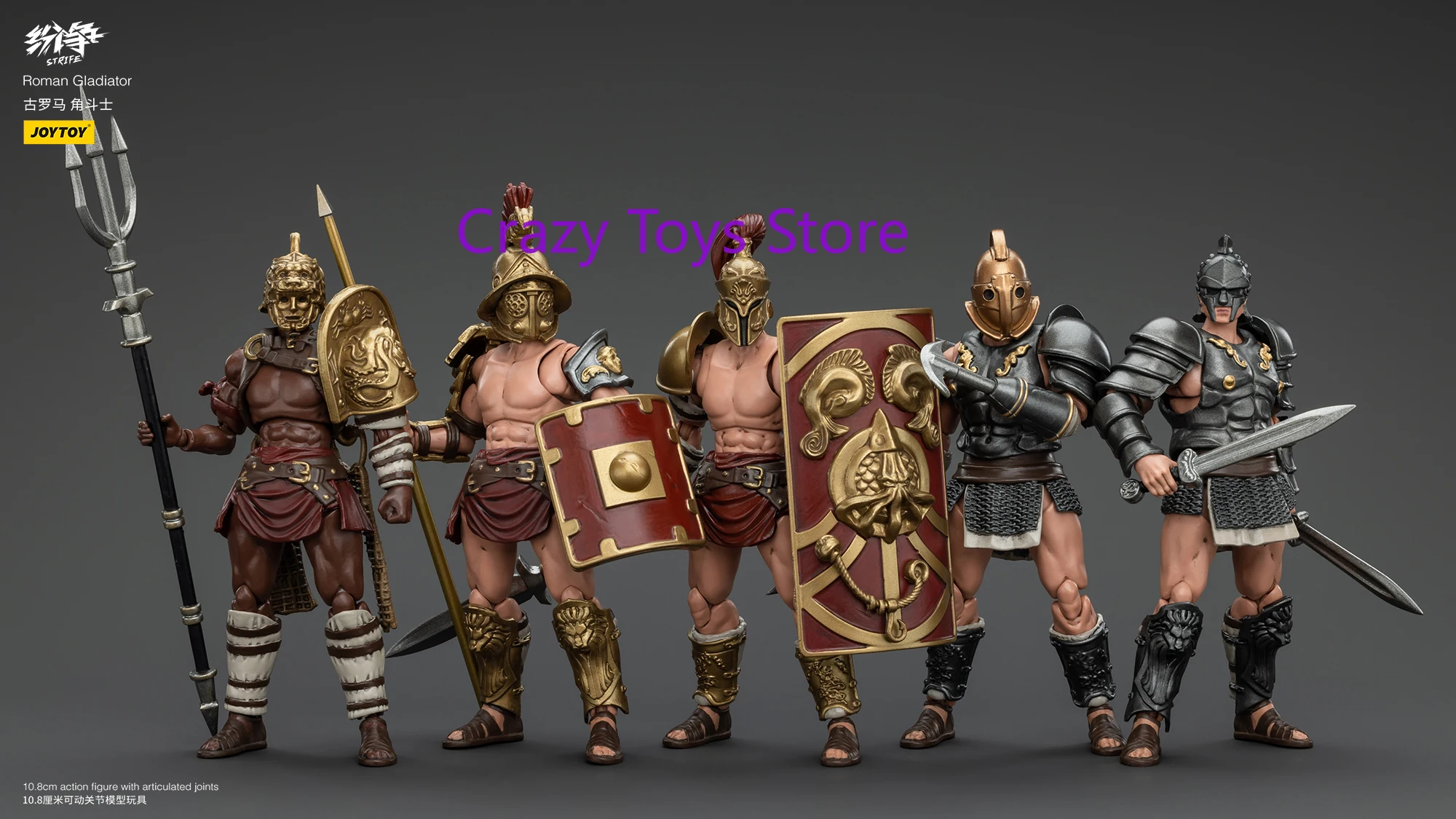 [Op Voorraad] Joytoy Strife 1/18 Militaire Action Figure Nieuwe Romeinse Gladiator 5UDS Anime Figuren Speelgoed Model